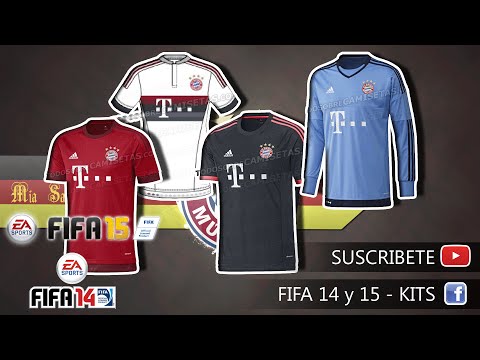 Fifa KIT’S – Bayern Munich 2015 ( HOME – AWAY – THIRD – GK )