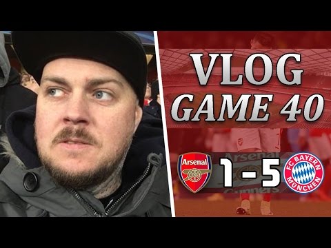 Arsenal 1 v 5 Bayern Munich | This Club Is A F***ING Shambles | Matchday Vlog | Game 40