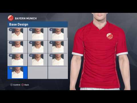 PES 2017 Kit Editing XBOXONE/360 – BAYERN MUNICH Kits