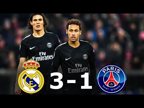 Real Madrid vs PSG 3-1 – All Goals & Full Highlights – 1/8 UCL 2017/18