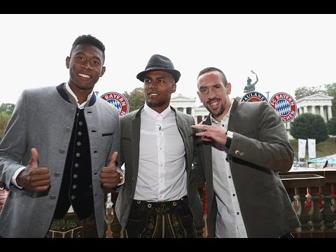 FC Bayern München Players visit Oktoberfest 2016