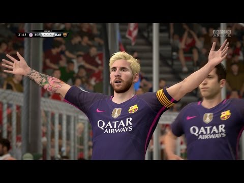 FIFA 17 | FC Bayern Munich vs FC Barcelona – Full Gameplay (PS4/Xbox One)