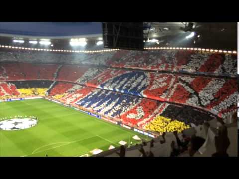 FC Bayern – Real Madrid, Choreo – Forever number one