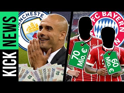 ManCity bietet Pep 23 Mio. € pro Jahr! Bayern plant Mega-Transfers! | KickNews