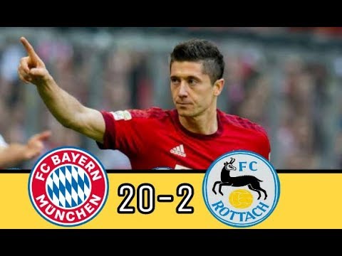 Bayern Munich vs Rottach-Egern 20-2 Highlights 09/08/2018