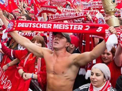 FC Bayern Servus ihr Bayern (with lyrics)