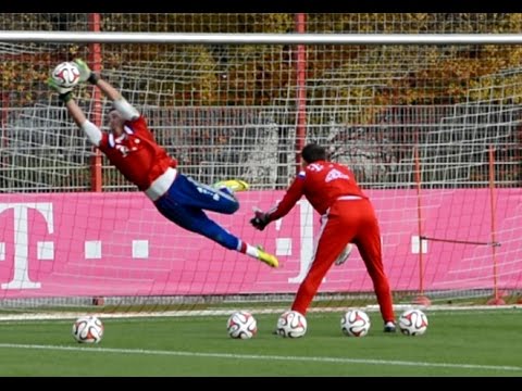 Heinz Müller – High Diving Saves – Goalkeeper Training FC Bayern Munich