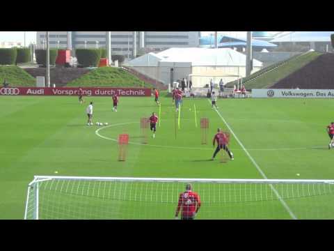 FC Bayern Munich Team Training Session Day 2 Doha 2014