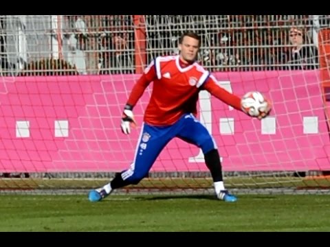 Manuel Neuer – Pepe Reina – Tom Starke – Ivan Lucic – Goalkeeper Training Torwarttraining FC Bayern