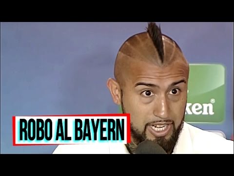 Real Madrid 4-2 Bayern Munich Reacción Arturo Vidal “Robo” 2017