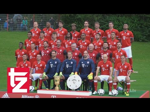 FC Bayern: Stars machen Blödsinn beim Fotoshooting – Mannschaftsfoto 2016/2017