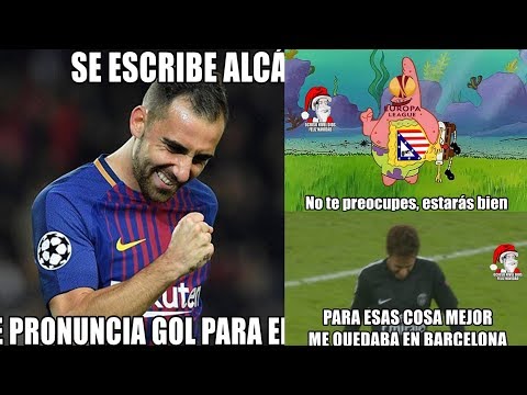 MEMES BARCELONA VS SPORTING 2-0 BAYERN MUNICH VS PSG 3-1 ATLÉTICO DE MADRID ELIMINADO CHAMPIONS