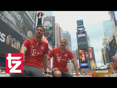 FC Bayern-Stars in New York City: Begeisterung bei den Fans (Audi US Summer Tour)