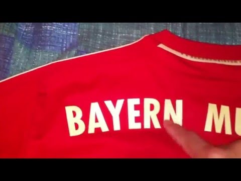 How to Spot a Fake Soccer Jersey on EBAY, Bayern Munich.