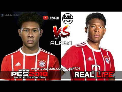 PES 2018 vs REAL LIFE | FACES COMPARISON | FC BAYERN MÜNCHEN | FULL HD | LuisFCH