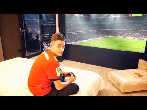 Hotelzimmer im Stadion vom FC Bayern