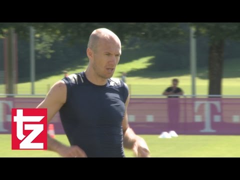 FC Bayern: Arjen Robben scheitert an Mini-Aufgabe im Training und wird "bestraft"