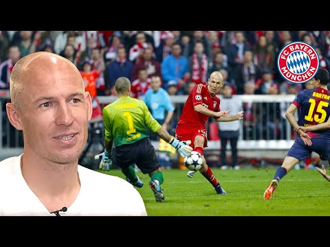 Arjen Robben ranks his Top 10 Goals for FC Bayern!