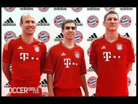 Bayern Munich home kit 2011