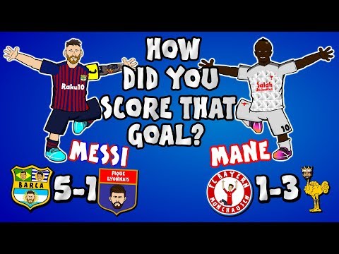 ?MESSI & MANE vs Lyon and Bayern!? (Barca & Liverpool Champions League 2019 Parody Goals Highlights)