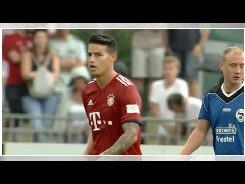 James Rodríguez marcó doblete en goleada 20-2 del Bayern Múnich