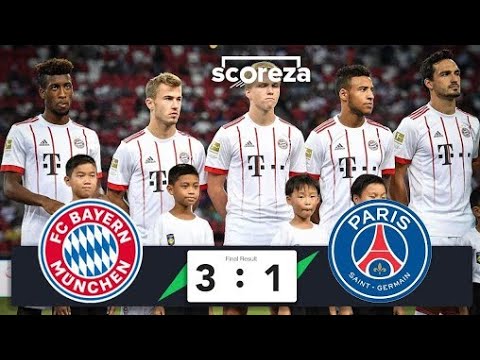 Bayern Munich vs PSG  3-1 All Goals and Highlights 1080p HD(21/06/2018)