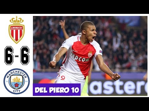 Manchester City vs AS Monaco 6-6 All Goals and Highlights UCL 2017