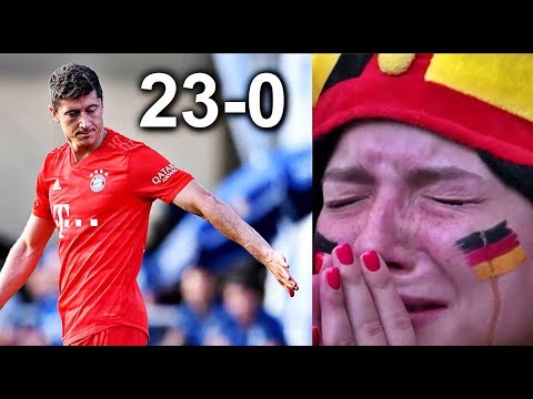 Football Fans Reaction to Bayern Munich 23-0 Rottach-Egern Match