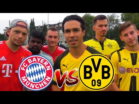 DORTMUND (REUS) vs FC BAYERN (LEWANDOWSKI) FUßBALL CHALLENGE | BROTATOS