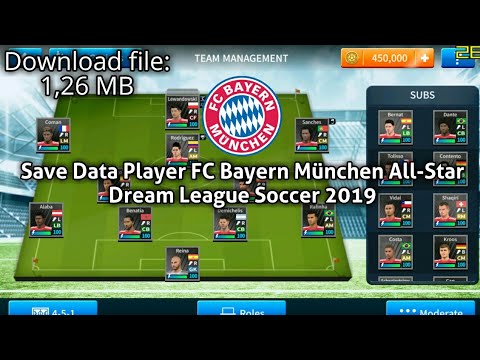 Save Data Player FC Bayern München All-Star | Dream League Soccer 2019