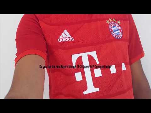 Gogoalshop.co 19-20 Bayern Munich Home Red Jerseys Shirt Unboxing Review