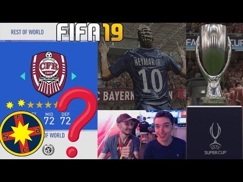 SUNT ECHIPE ROMANESTI IN FIFA 19? SUPERCUPA EUROPEI – PSG vs BAYERN !!! FIFA 19 ROMANIA