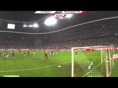 Fc Bayern vs Manchester city 2-1 1/08/2013 Audi cup All Goals HD