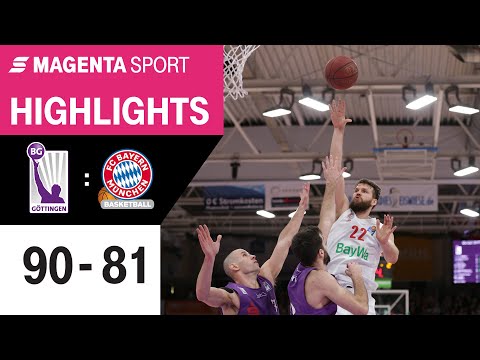 BG Göttingen – FC Bayern Basketball | 20. Spieltag, 2019/2020 | MAGENTA SPORT