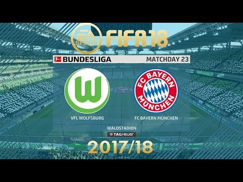 FIFA 18 Wolfsburg vs FC Bayern München | Bundesliga 2017/18 | PS4 Full Match