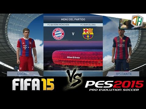 FIFA 15 vs PES 2015 | FC Bayern München – FC Barcelona | con DjMaRiiO | ChorlyiD2