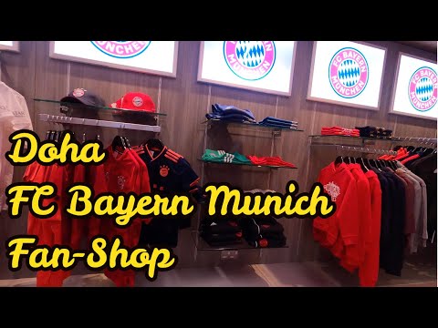 FC Bayern Munich Fan-Shop | Hamad International airport 2019 | 4k