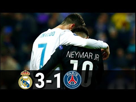 Real Madrid vs PSG 3-1-  UCL-2017/2018 | Highlights and goals