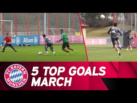 FC Bayern 5 Top Goals | March 2017