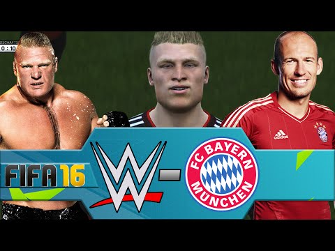 WWE vs FC Bayern Munich (FIFA 16 PS4)