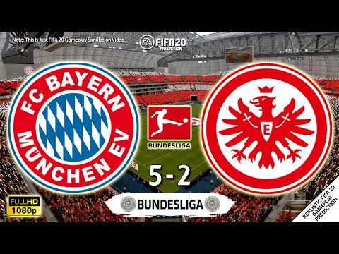 Bayern Munich vs Eintracht Frankfurt 5-2 | Bundesliga 2019/20 | 23/05/2020 | FIFA 20 Simulation